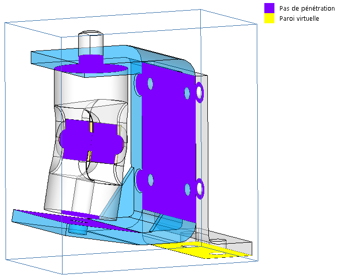 Tracé de visualisation de contact SOLIDWORKS Simulation