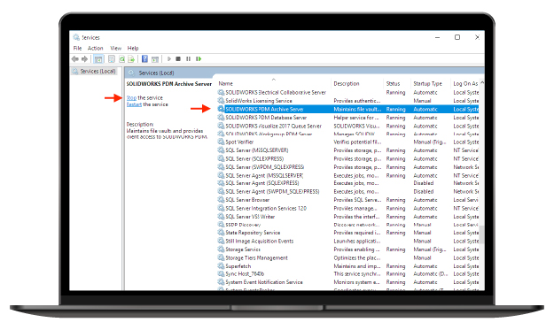 serveur-SOLIDWORKS PDM